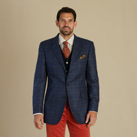 Blue Berwick Tweed Jacket