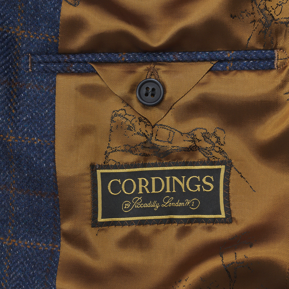 Blue Berwick Tweed Jacket