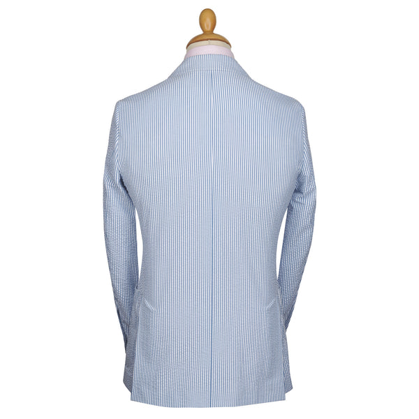 Blue Zetland Seersucker Jacket