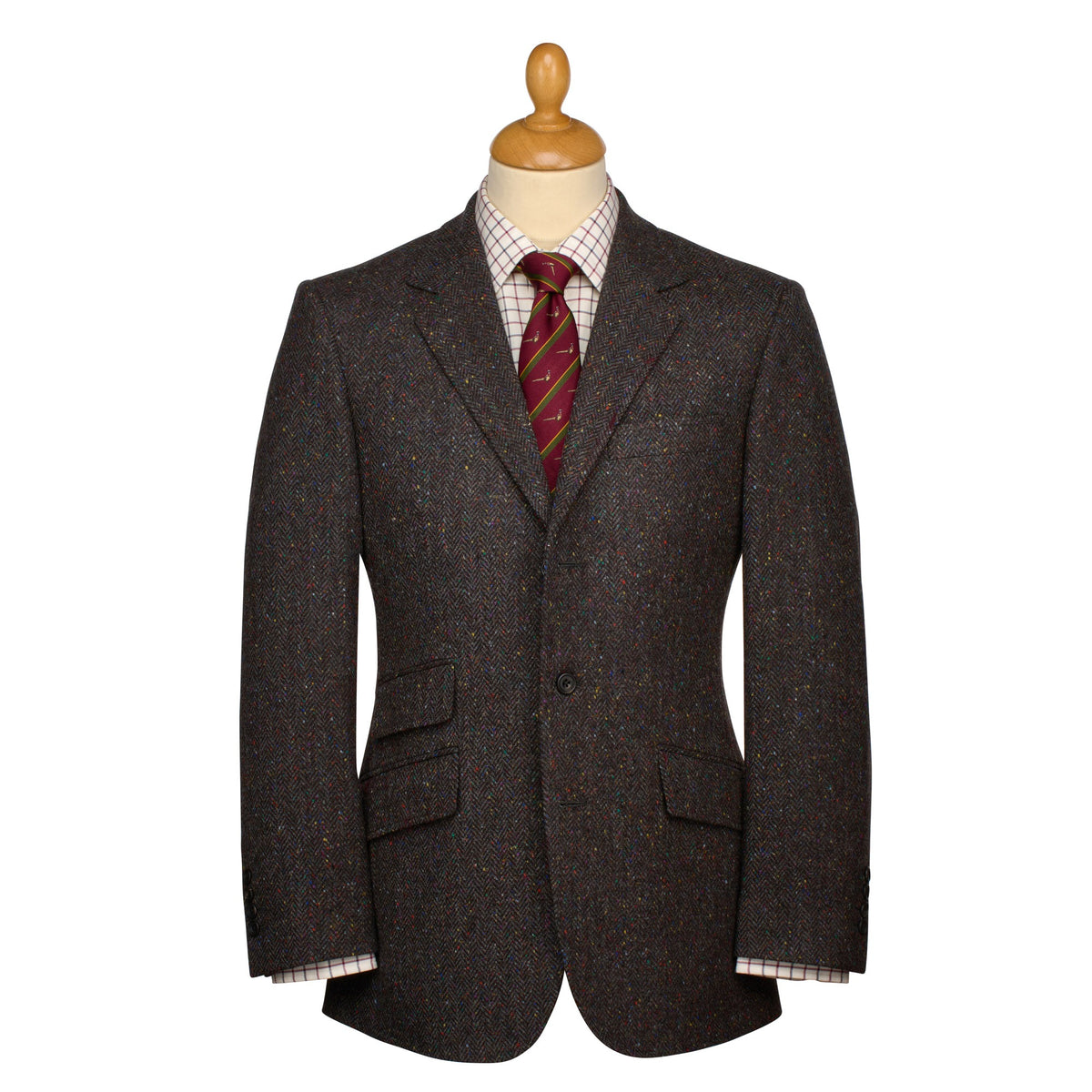 Brown & Grey Ballymore Donegal Jacket