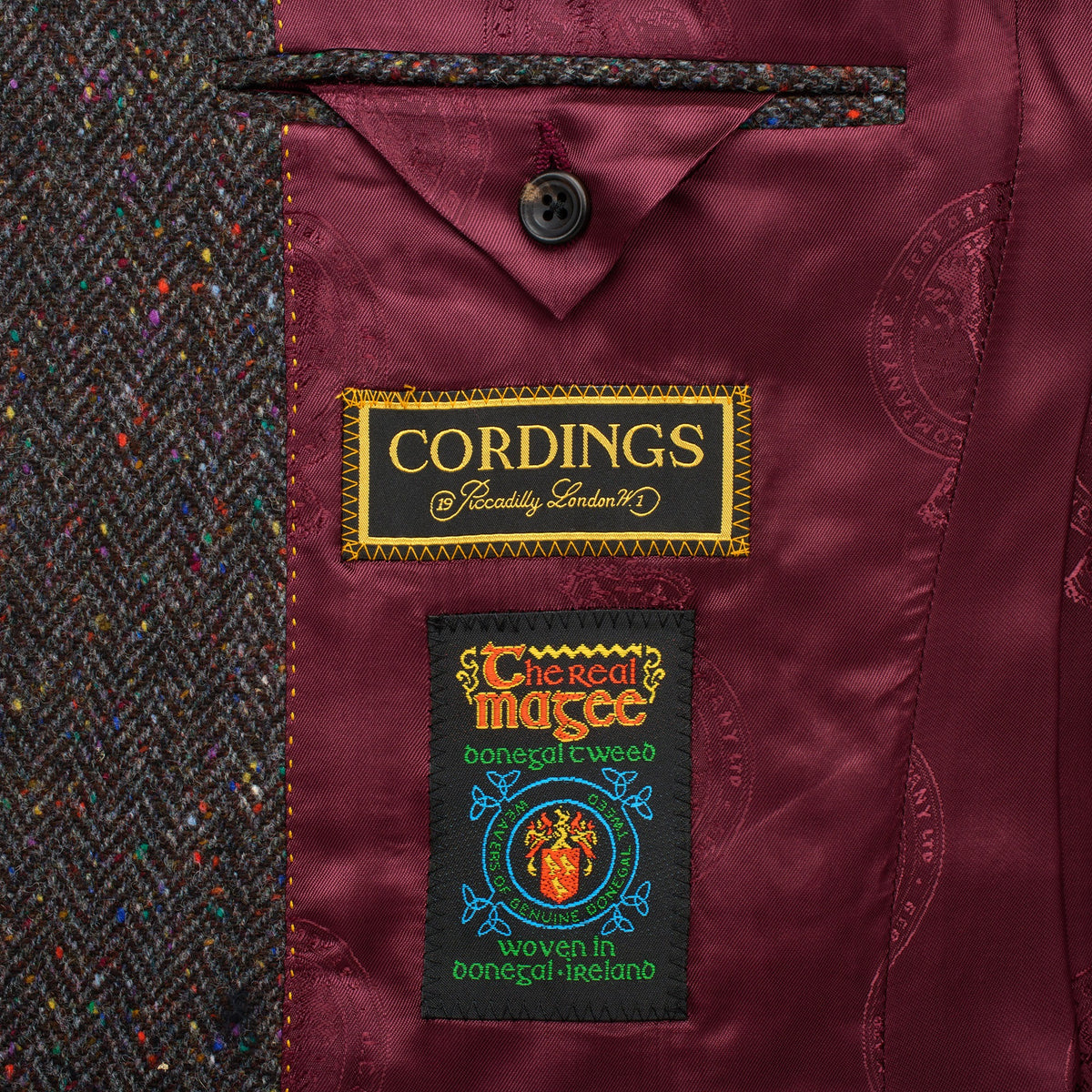 Brown & Grey Ballymore Donegal Jacket