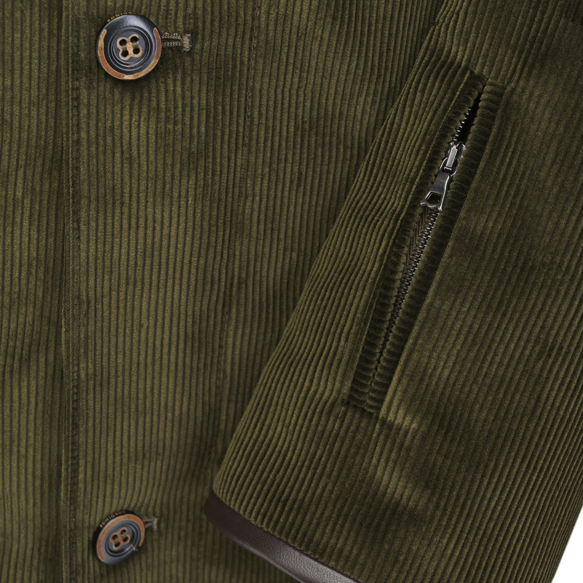 Olive Voyager Corduroy Jacket