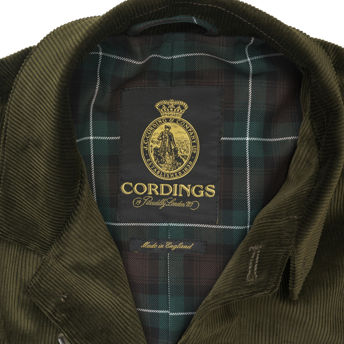 Olive Voyager Corduroy Jacket
