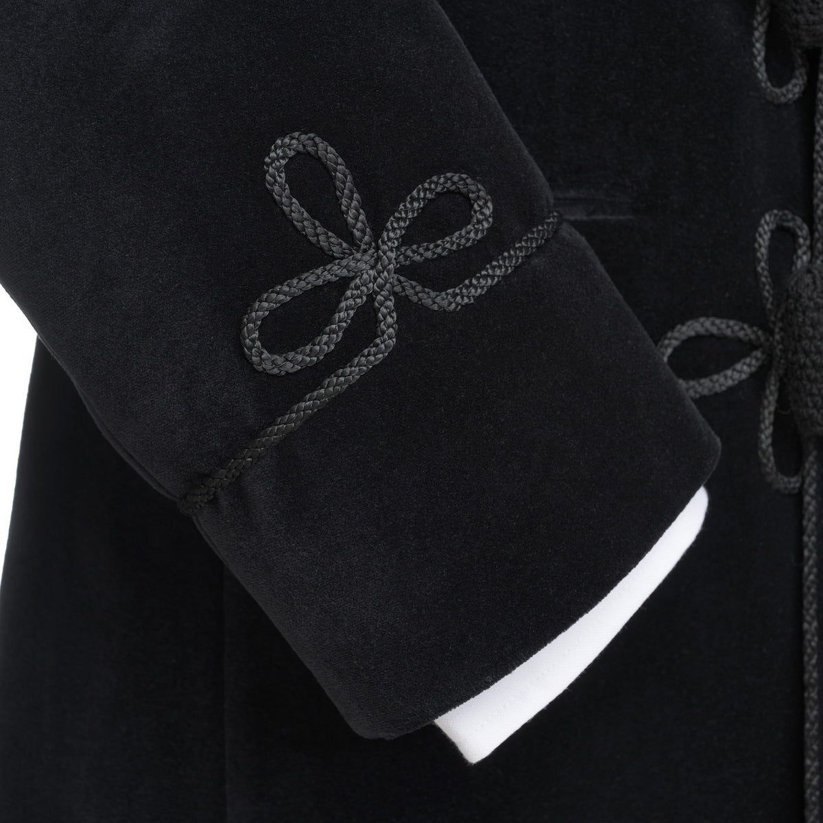 Black Double Breasted Smoking Jacket