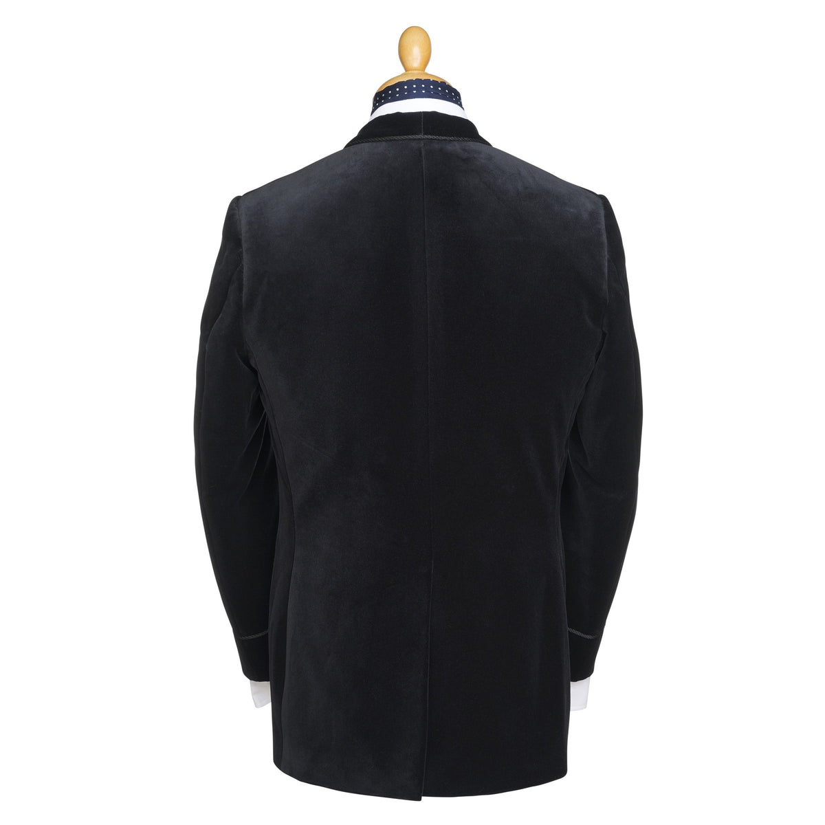 Black Double Breasted Smoking Jacket