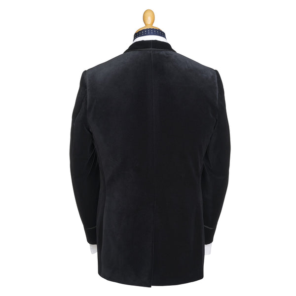 Black Double Breasted Smoking Jacket