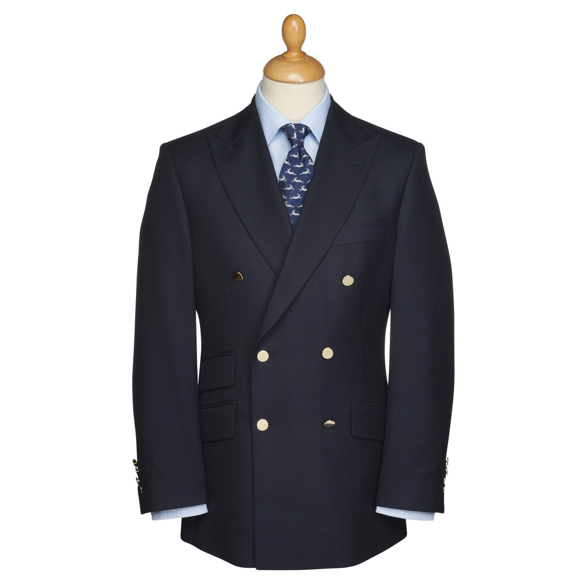 Double Breasted Classic Serge Blazer