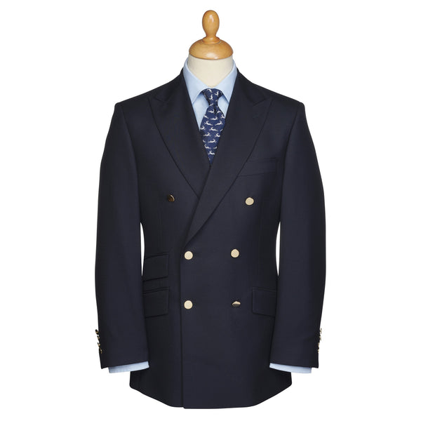 Double Breasted Classic Serge Blazer