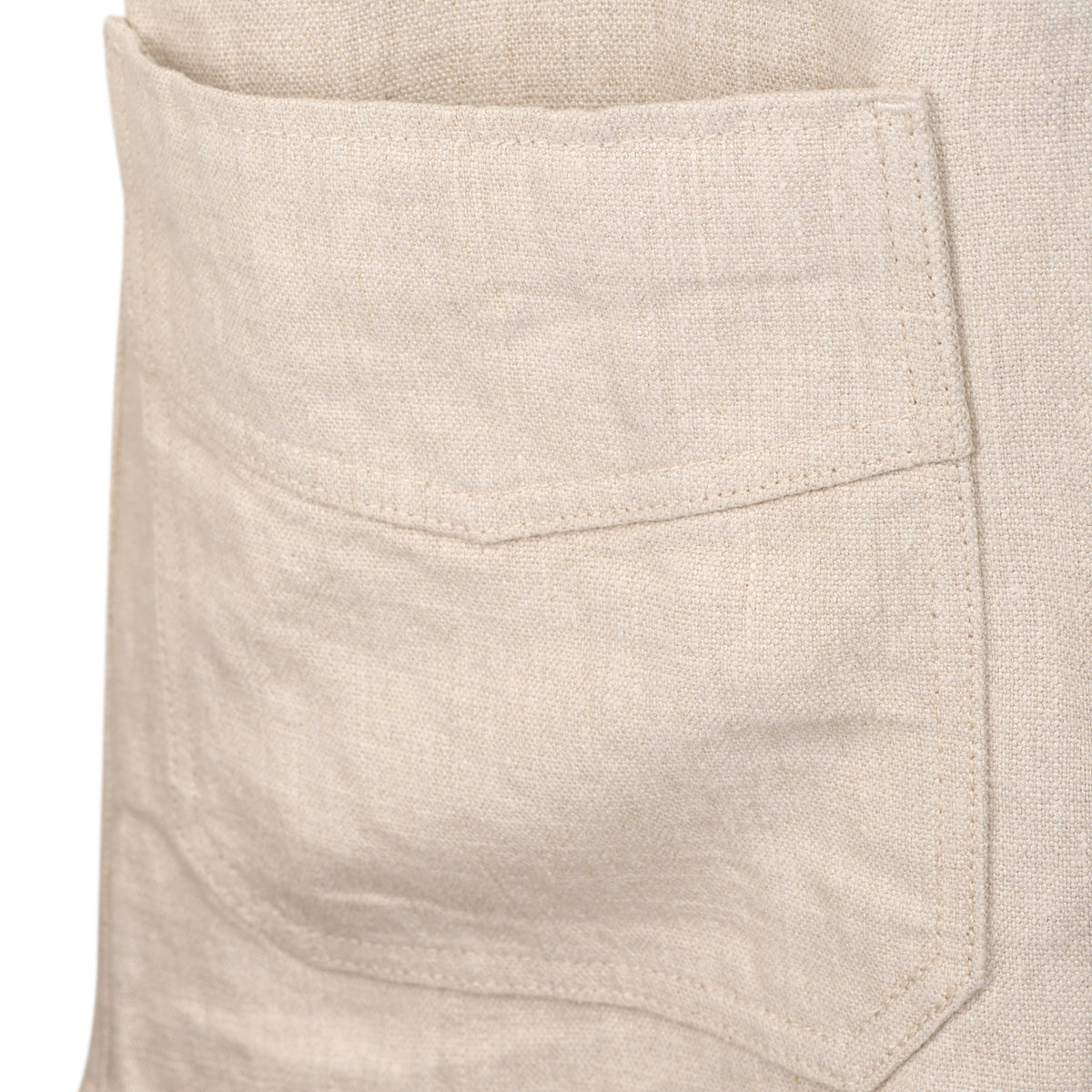 Cream Monty Keel Linen Chore Jacket