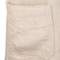 Cream Monty Keel Linen Chore Jacket