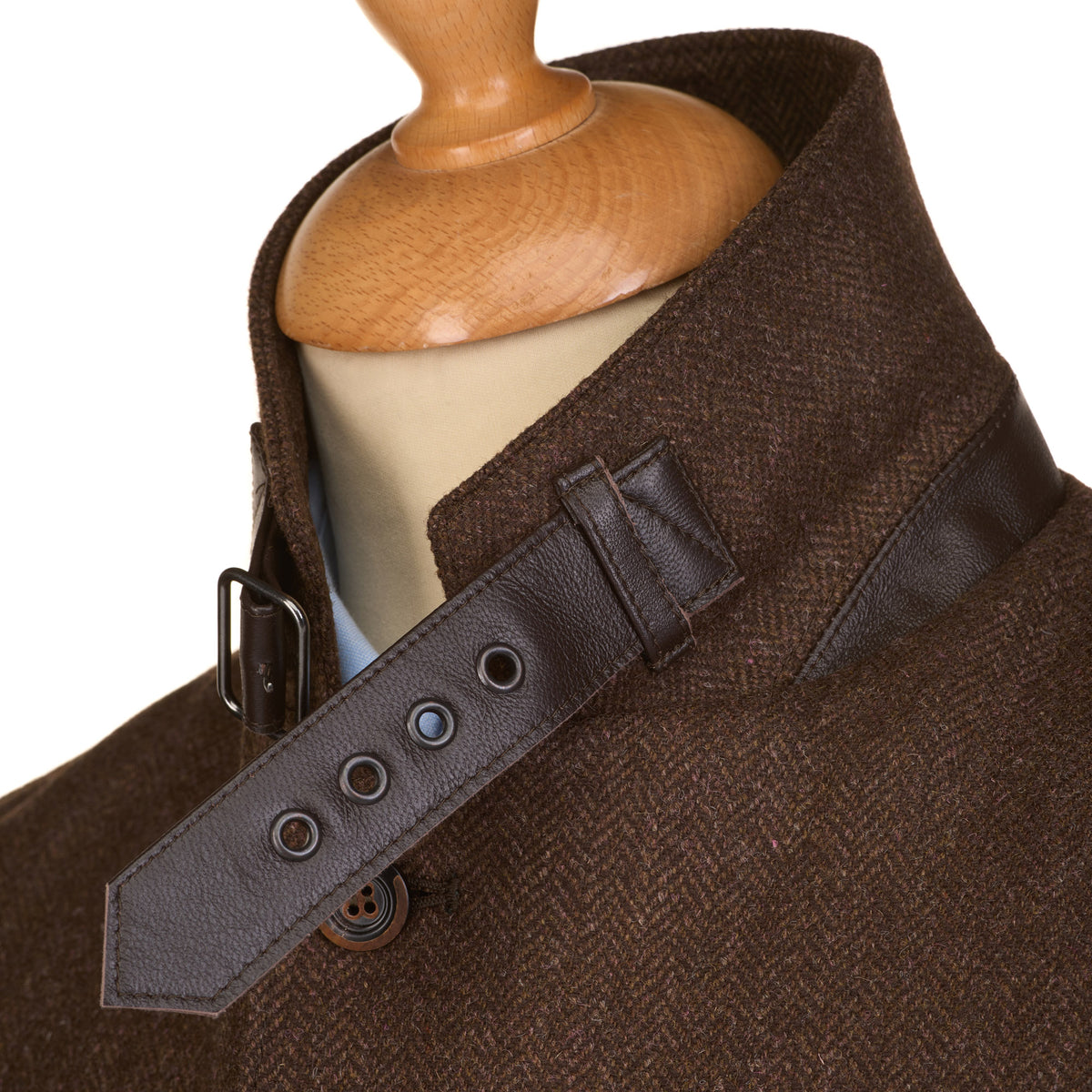 Chocolate Coogan Herringbone Jacket
