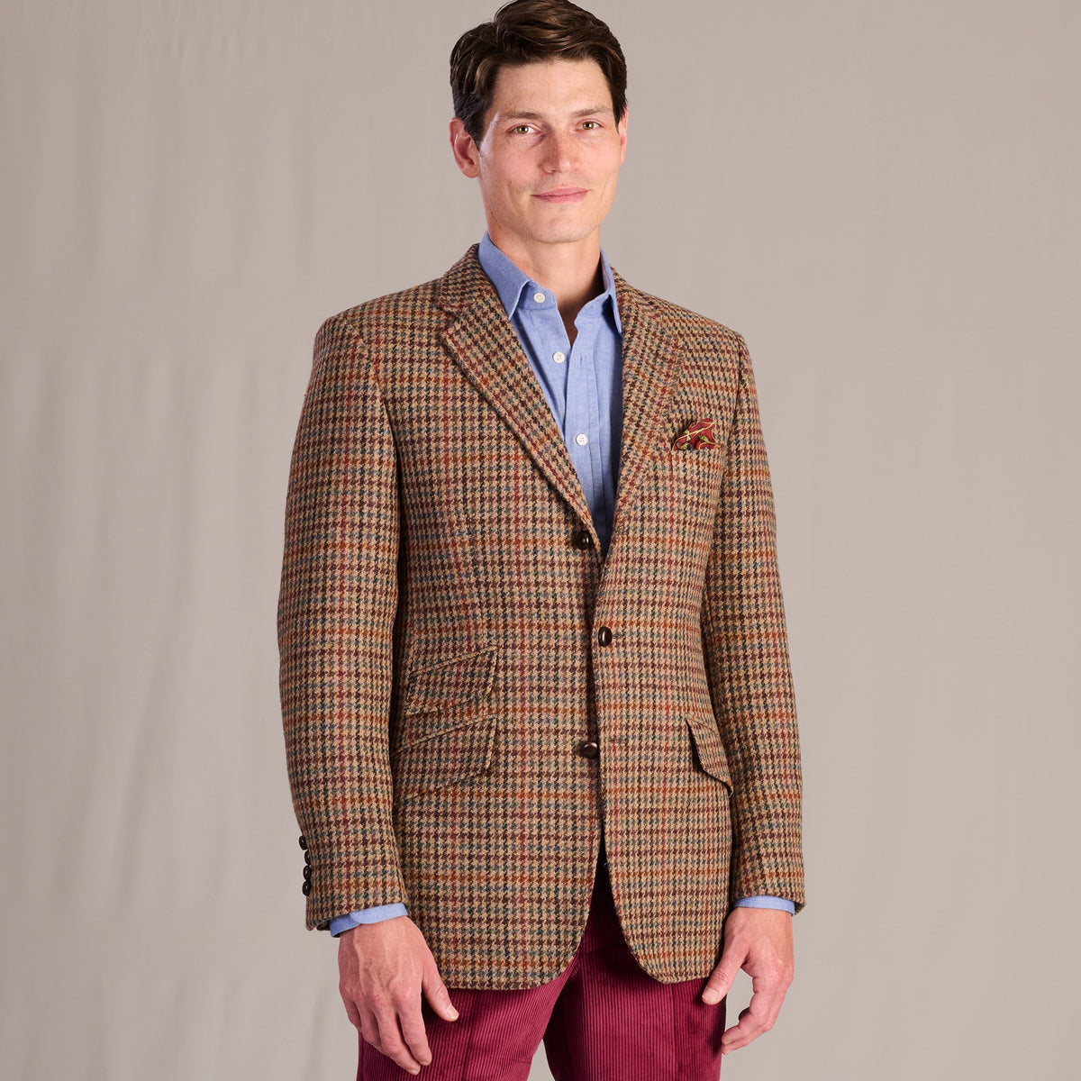 Brown Barra Harris Tweed Jacket