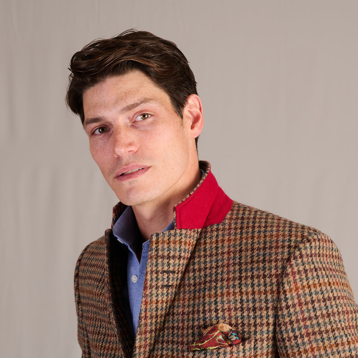 Brown Barra Harris Tweed Jacket