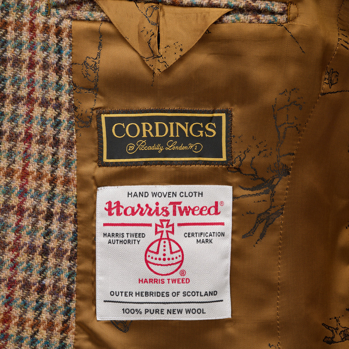 Brown Barra Harris Tweed Jacket