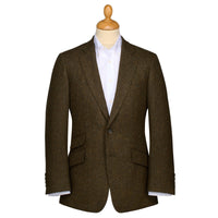 Forest Green Haworth Herringbone Blazer