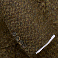 Forest Green Haworth Herringbone Blazer