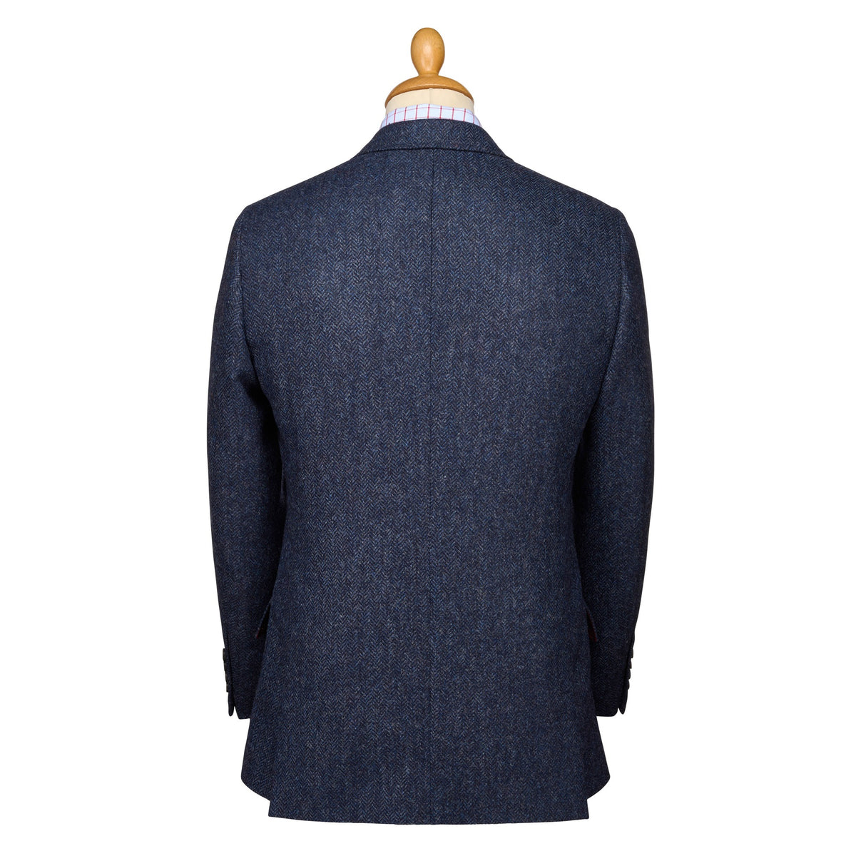 Navy Haworth Herringbone Blazer