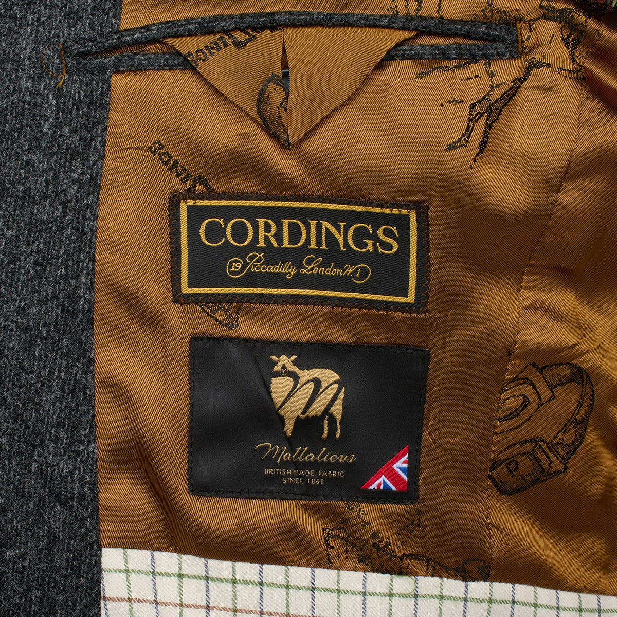 Charcoal Grange Shetland Jacket