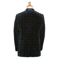 Black Watch Velvet Tartan Smoking Jacket