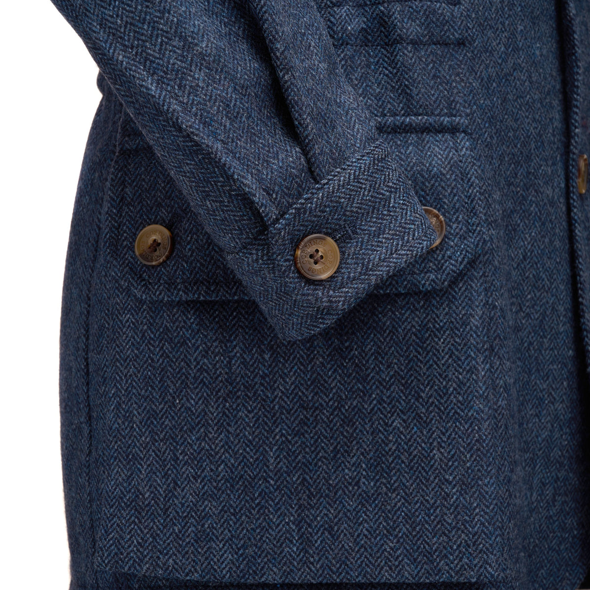 Navy Kent Unlined Wool Jacket