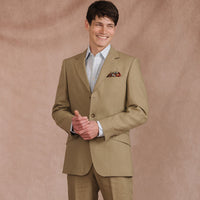 Khaki Lisburn Linen Jacket