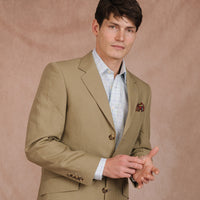 Khaki Lisburn Linen Jacket