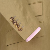 Khaki Lisburn Linen Jacket