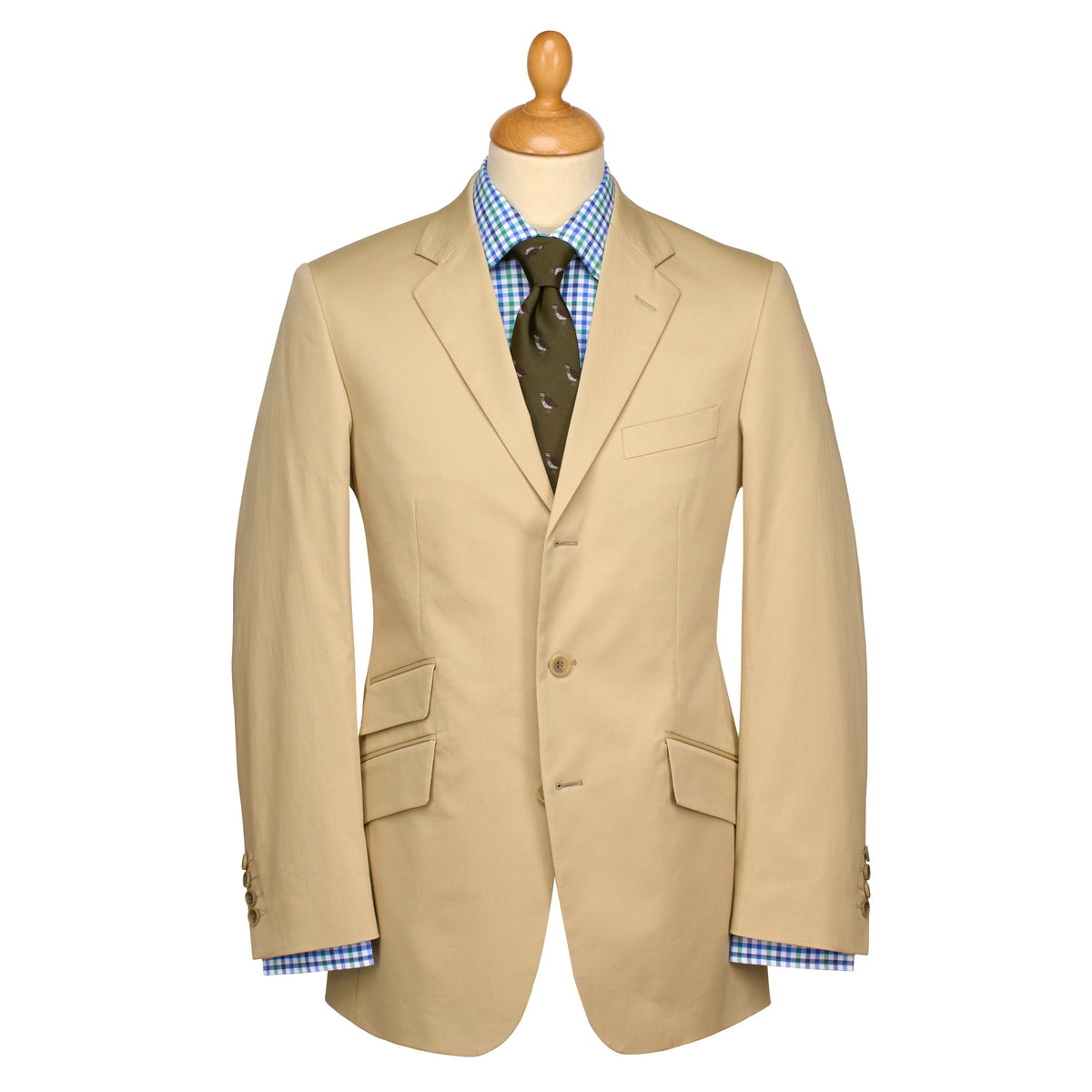 Khaki Thomas Gabardine Drill Jacket