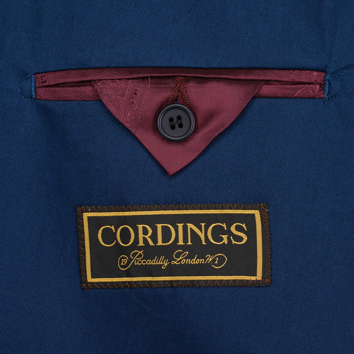 Navy Gabriel Gabardine Jacket