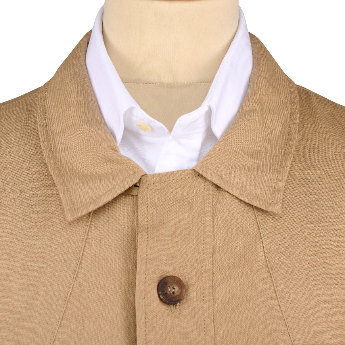 Beige Caprivi Linen Safari Jacket