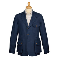 Navy Kemsing Linen Jacket