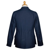 Navy Kemsing Linen Jacket