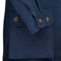Navy Kemsing Linen Jacket