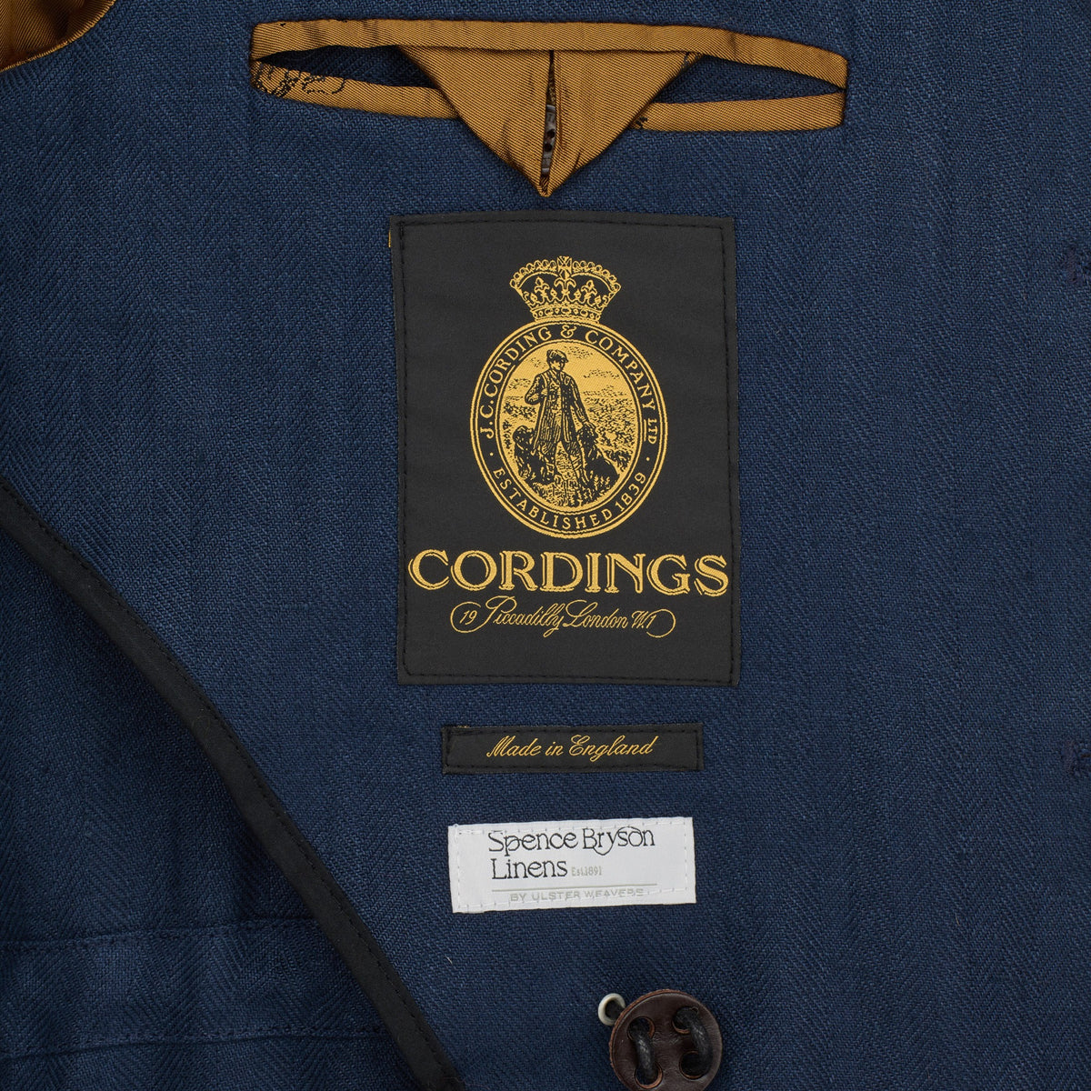 Navy Kemsing Linen Jacket