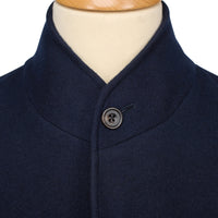 Navy Buckingham Knit Jacket