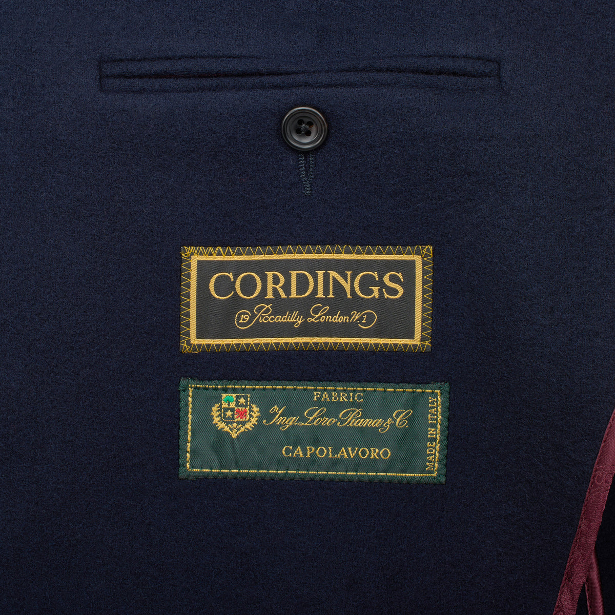 Navy Buckingham Knit Jacket