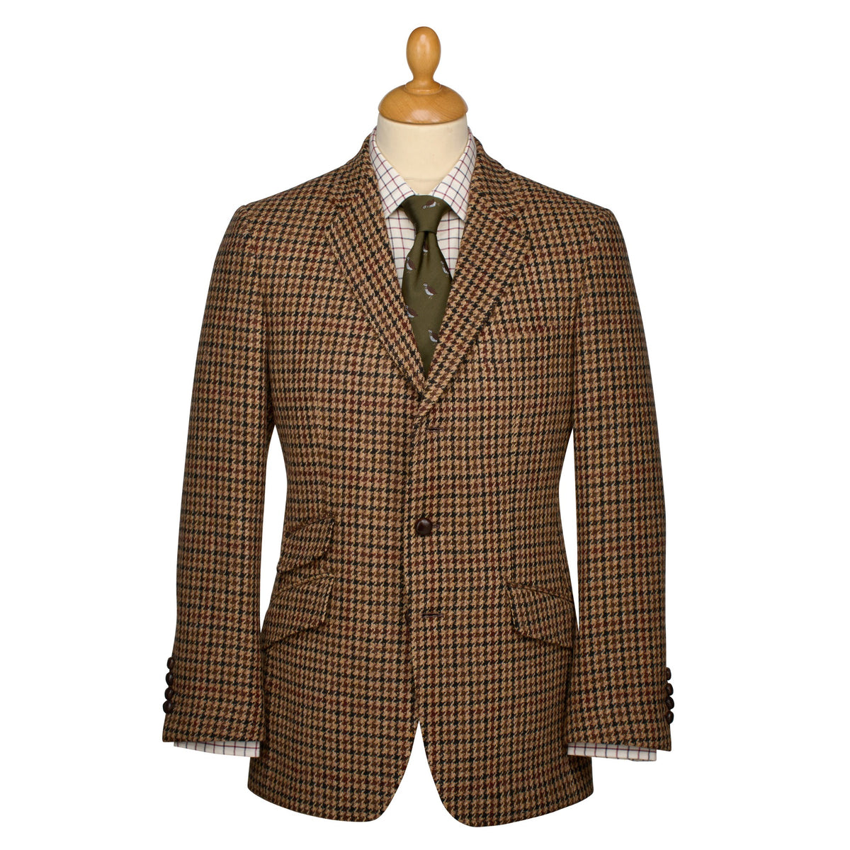 Brown Dalmore Harris Tweed Jacket