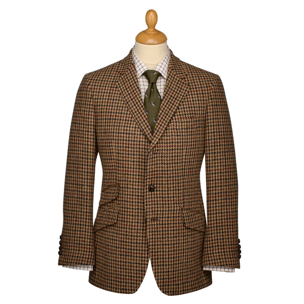Brown Dalmore Harris Tweed Jacket
