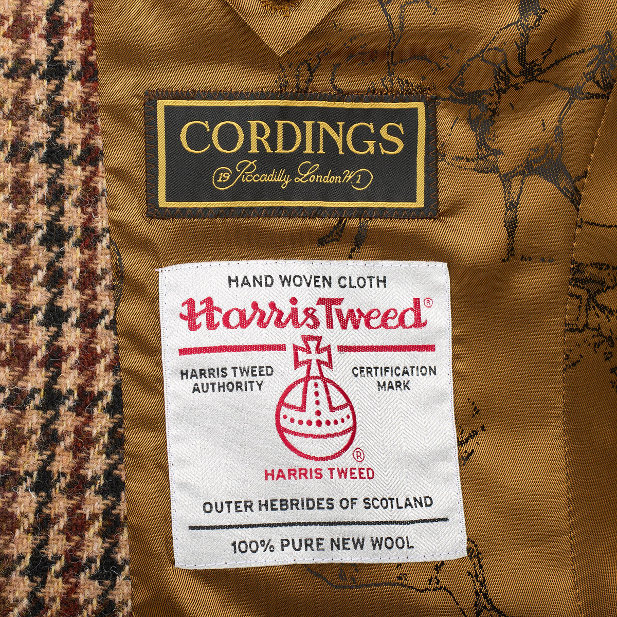 Brown Dalmore Harris Tweed Jacket