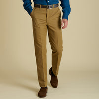 Khaki Zip Fly Chinos