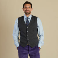 Charcoal Merino Waistcoat