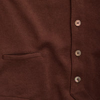 Brown Merino Waistcoat