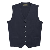 Navy Merino Waistcoat