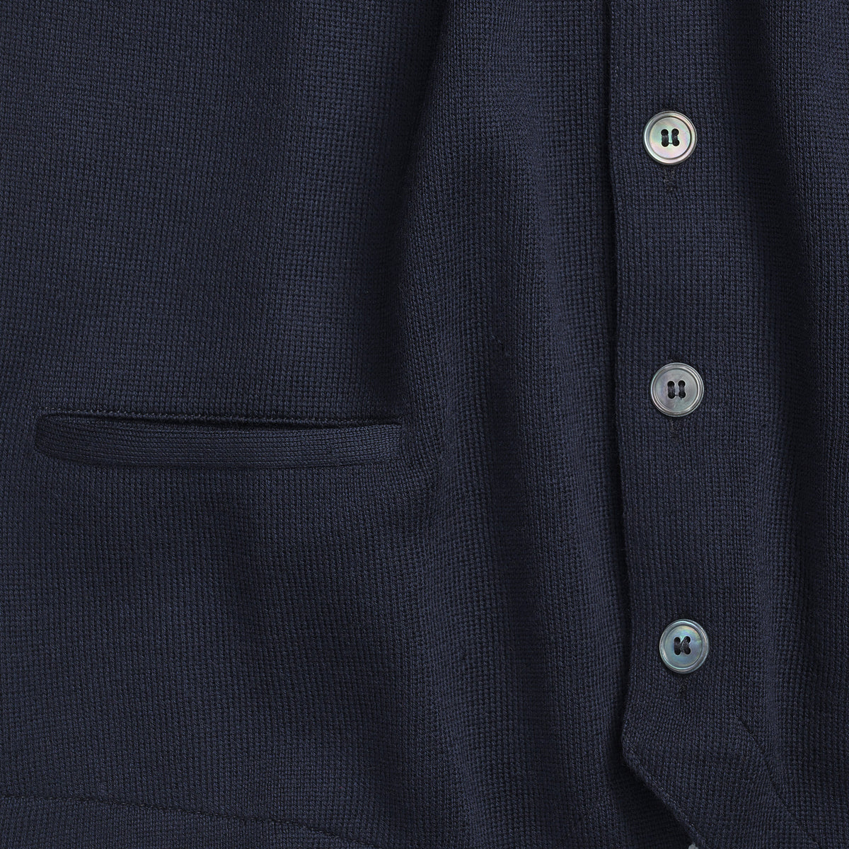 Navy Merino Waistcoat