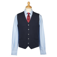 Navy Merino Waistcoat
