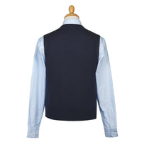 Navy Merino Waistcoat