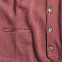 Pale Pink Merino Waistcoat