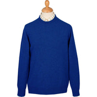 Blue Azure Lambswool Crewneck Jumper