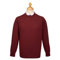 Russet Lambswool Crewneck Jumper