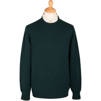 Tartan Green Lambswool Crewneck Jumper